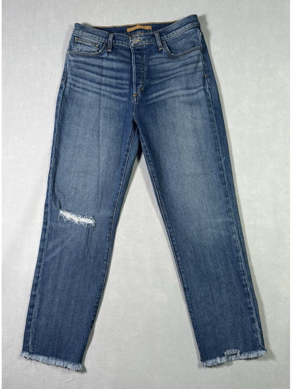 Joe's Jeans The Honor High Rise Vintage Straight Crop Kehlan Distressed Size 28 - Picture 1 of 9
